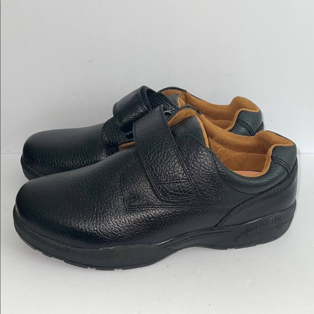 DIABETIC MEN’S SHOES Dr COMFORT WILLIAMs X Black Leather Loafers NWOT